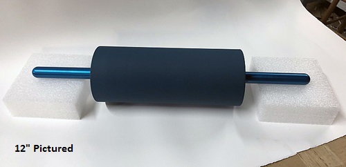 Mid American Rubber Roller, Grooved Coated Film, Feed 3.151 x 30.5, 2 ID